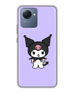 Чехол для Realme NARZO 50i Prime с картинкой «Kuromi — нежный фиолетовый» Чехол для Realme NARZO 50i Prime с картинкой «Kuromi — нежный фиолетовый»
