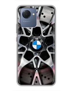 Чехол для Realme NARZO 50i Prime с картинкой «BMW — деталь диска»