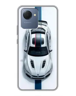 Чехол для Realme NARZO 50i Prime с картинкой «Вид сверху — BMW M» Чехол для Realme NARZO 50i Prime с картинкой «Вид сверху — BMW M»