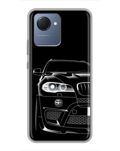 Чехол для Realme NARZO 50i Prime с картинкой «Темный силуэт BMW» Чехол для Realme NARZO 50i Prime с картинкой «Темный силуэт BMW»