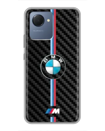 Чехол для Realme NARZO 50i Prime с картинкой «Эмблема BMW и карбон» Чехол для Realme NARZO 50i Prime с картинкой «Эмблема BMW и карбон»