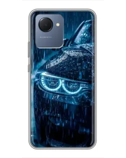 Чохол для Realme NARZO 50i Prime з картинкою «BMW під дощем»