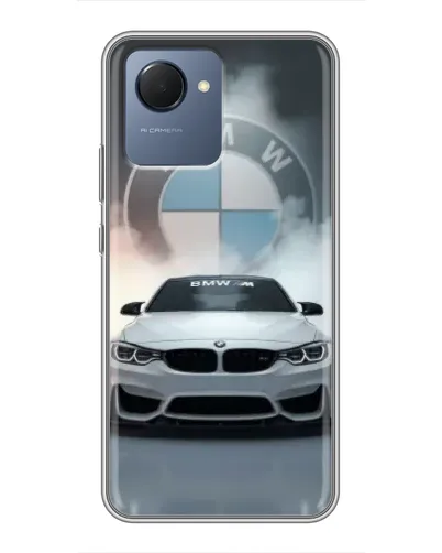 Чохол для Realme NARZO 50i Prime з картинкою «BMW в білому диму» Чохол для Realme NARZO 50i Prime з картинкою «BMW в білому диму»