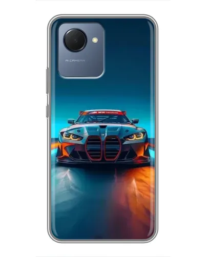 Чохол для Realme NARZO 50i Prime з картинкою «BMW — вогні неону» Чохол для Realme NARZO 50i Prime з картинкою «BMW — вогні неону»