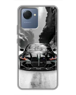 Чохол для Realme NARZO 50i Prime з картинкою «BMW — акварельний дрифт»