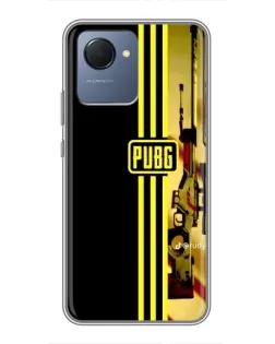 Чехол для Realme NARZO 50i Prime с картинкой «PUBG — камуфляжный шлем»