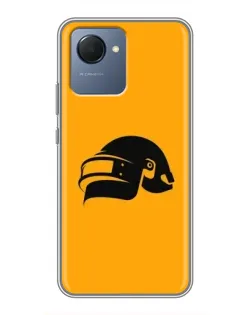 Чехол для Realme NARZO 50i Prime с картинкой «PUBG — золотой шлем»