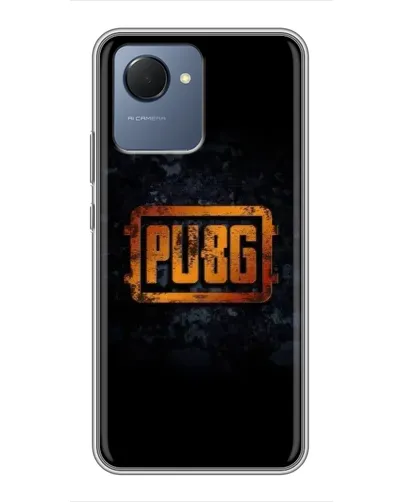 Чехол для Realme NARZO 50i Prime с картинкой «PUBG — золотой логотип» Чехол для Realme NARZO 50i Prime с картинкой «PUBG — золотой логотип»