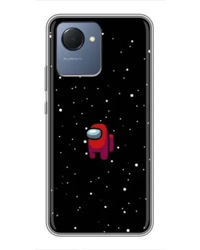 Чехол для Realme NARZO 50i Prime с картинкой «Красный Among Us» Чехол для Realme NARZO 50i Prime с картинкой «Красный Among Us»