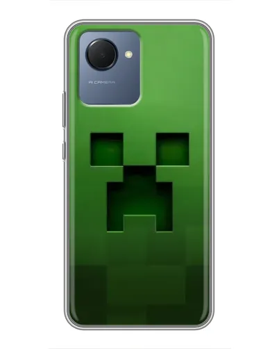 Чехол для Realme NARZO 50i Prime с картинкой «Крипер микро-дизайн» Чехол для Realme NARZO 50i Prime с картинкой «Крипер микро-дизайн»
