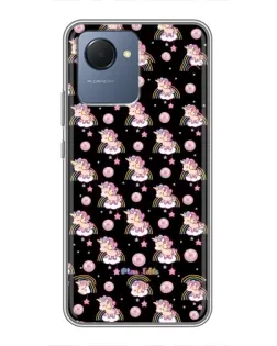 Чехол для Realme NARZO 50i Prime с картинкой «Magic Unicorn паттерн»