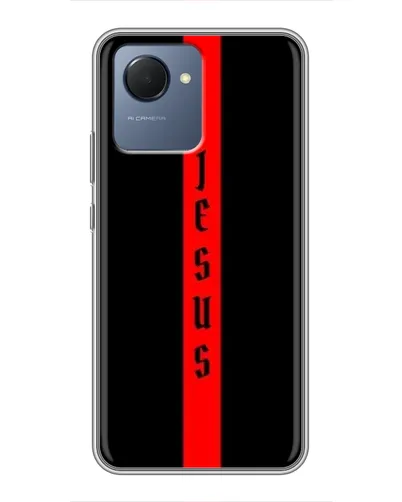 Чехол для Realme NARZO 50i Prime с картинкой «Красная линия веры» Чехол для Realme NARZO 50i Prime с картинкой «Красная линия веры»