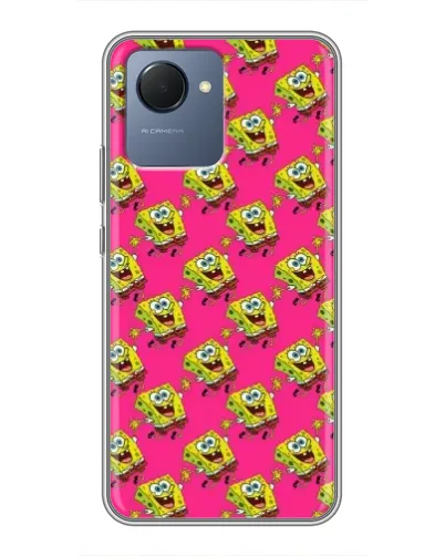 Чехол для Realme NARZO 50i Prime с картинкой «Розовый паттерн» Чехол для Realme NARZO 50i Prime с картинкой «Розовый паттерн»