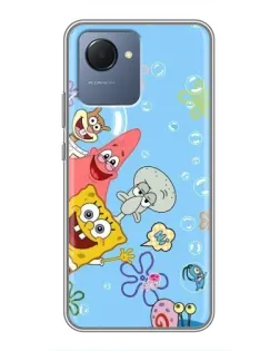 Чехол для Realme NARZO 50i Prime с картинкой «Веселые пузырьки»