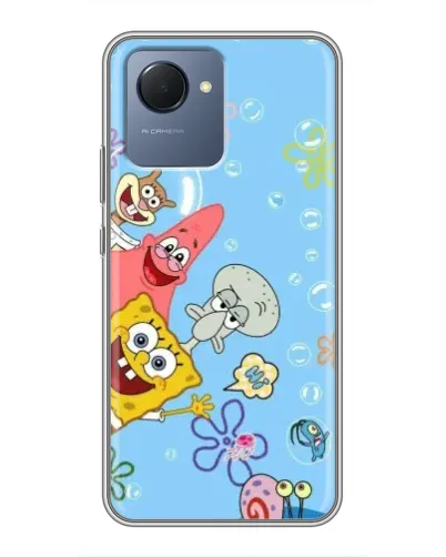 Чехол для Realme NARZO 50i Prime с картинкой «Веселые пузырьки» Чехол для Realme NARZO 50i Prime с картинкой «Веселые пузырьки»