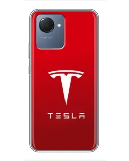 Чехол для Realme NARZO 50i Prime с картинкой «Tesla Red Classic» Чехол для Realme NARZO 50i Prime с картинкой «Tesla Red Classic»