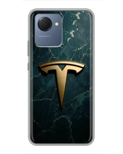 Чехол для Realme NARZO 50i Prime с картинкой «Мраморная Tesla Gold» Чехол для Realme NARZO 50i Prime с картинкой «Мраморная Tesla Gold»
