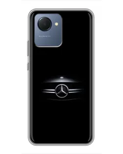 Чехол для Realme NARZO 50i Prime с картинкой «Mercedes — абстрактные линии» Чехол для Realme NARZO 50i Prime с картинкой «Mercedes — абстрактные линии»