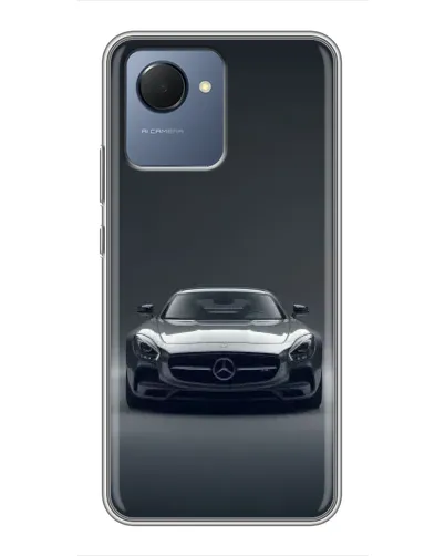 Чехол для Realme NARZO 50i Prime с картинкой «Mercedes на черном» Чехол для Realme NARZO 50i Prime с картинкой «Mercedes на черном»