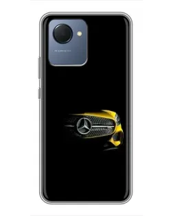 Чехол для Realme NARZO 50i Prime с картинкой «Mercedes — ретро стиль»