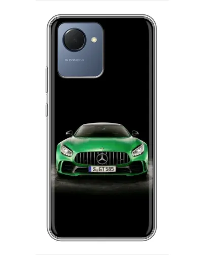Чехол для Realme NARZO 50i Prime с картинкой «Mercedes — неоновый лого» Чехол для Realme NARZO 50i Prime с картинкой «Mercedes — неоновый лого»