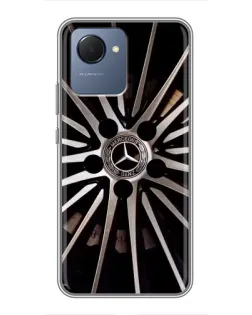 Чехол для Realme NARZO 50i Prime с картинкой «Диск Mercedes»