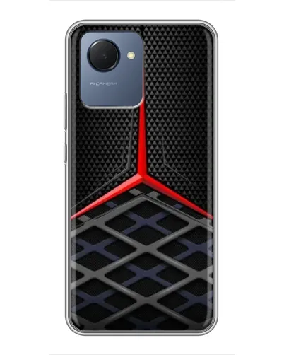 Чехол для Realme NARZO 50i Prime с картинкой «Mercedes Carbon Grid» Чехол для Realme NARZO 50i Prime с картинкой «Mercedes Carbon Grid»