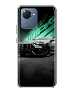 Чехол для Realme NARZO 50i Prime с картинкой «Темный Mercedes AMG»