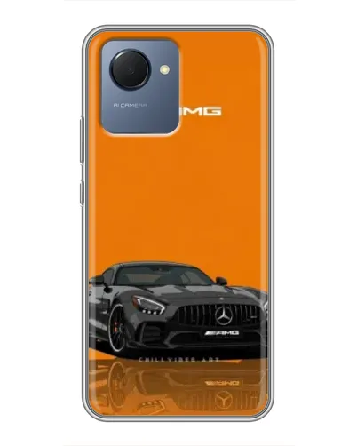 Чехол для Realme NARZO 50i Prime с картинкой «Оранжевый Mercedes AMG» Чехол для Realme NARZO 50i Prime с картинкой «Оранжевый Mercedes AMG»