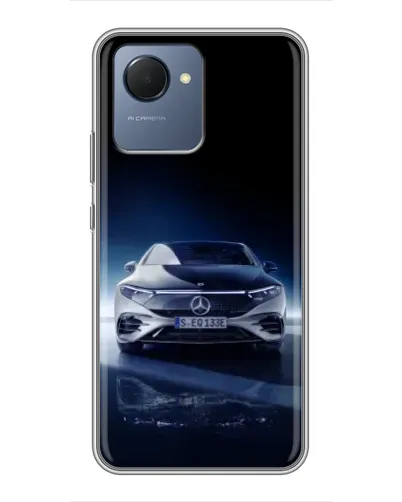 Чехол для Realme NARZO 50i Prime с картинкой «Ночной Mercedes EQ» Чехол для Realme NARZO 50i Prime с картинкой «Ночной Mercedes EQ»