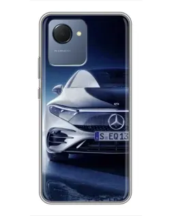 Чехол для Realme NARZO 50i Prime с картинкой «Mercedes EQ — будущее»