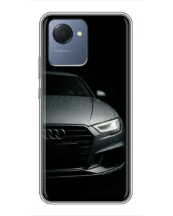 Чехол для Realme NARZO 50i Prime с картинкой «Audi — детализация кузова» Чехол для Realme NARZO 50i Prime с картинкой «Audi — детализация кузова»