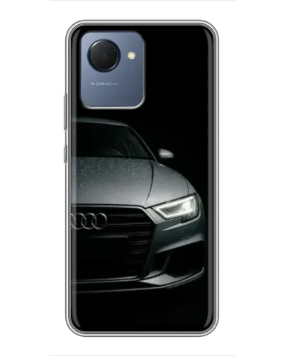 Чехол для Realme NARZO 50i Prime с картинкой «Audi — детализация кузова»