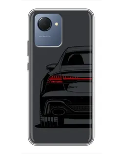 Чехол для Realme NARZO 50i Prime с картинкой «Задняя часть Audi — арт»