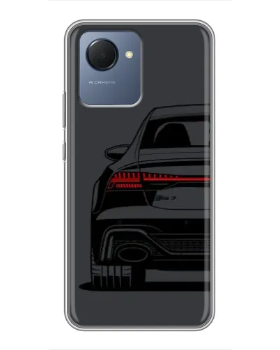 Чехол для Realme NARZO 50i Prime с картинкой «Задняя часть Audi — арт»