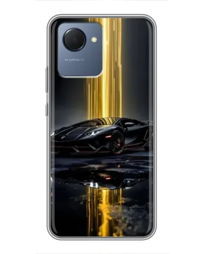 Чехол для Realme NARZO 50i Prime с картинкой «Ночной Lamborghini драйв» Чехол для Realme NARZO 50i Prime с картинкой «Ночной Lamborghini драйв»
