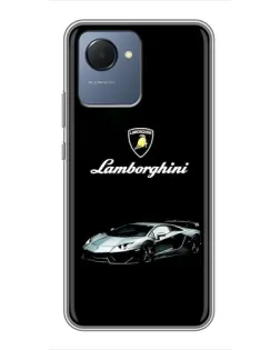 Чехол для Realme NARZO 50i Prime с картинкой «Логотип Lamborghini классика»