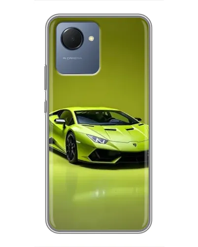 Чехол для Realme NARZO 50i Prime с картинкой «Салатовый Lamborghini Huracan» Чехол для Realme NARZO 50i Prime с картинкой «Салатовый Lamborghini Huracan»