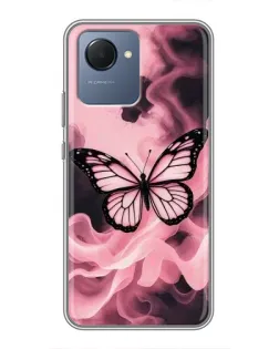 Чехол для Realme NARZO 50i Prime с картинкой «Бабочка в дыму» Чехол для Realme NARZO 50i Prime с картинкой «Бабочка в дыму»