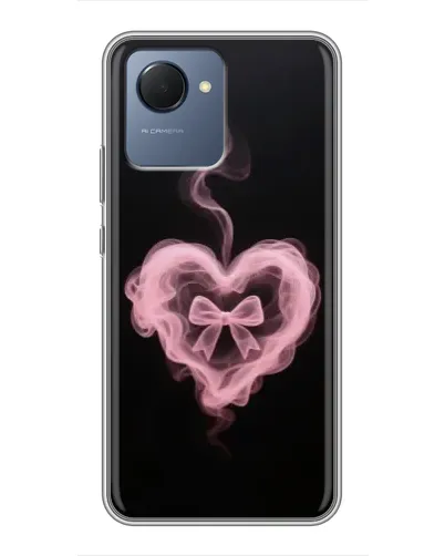 Чехол для Realme NARZO 50i Prime с картинкой «Дымчатое сердце»