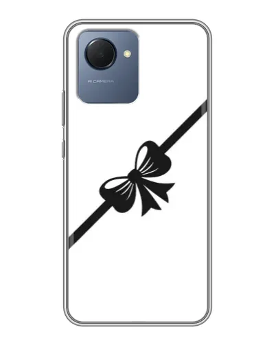 Чехол для Realme NARZO 50i Prime с картинкой «Диагональный бант»