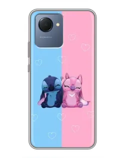 Чохол для Realme NARZO 50i Prime з картинкою «Stitch та Angel Love» Чохол для Realme NARZO 50i Prime з картинкою «Stitch та Angel Love»