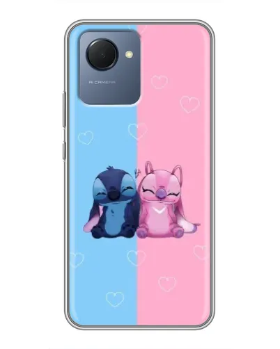 Чохол для Realme NARZO 50i Prime з картинкою «Stitch та Angel Love» Чохол для Realme NARZO 50i Prime з картинкою «Stitch та Angel Love»