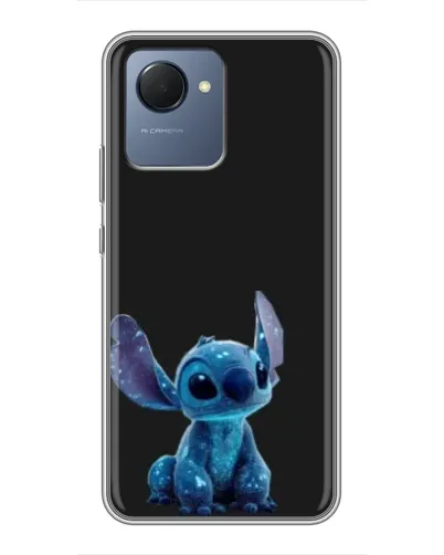 Чохол для Realme NARZO 50i Prime з картинкою «Стіч на чорному» Чохол для Realme NARZO 50i Prime з картинкою «Стіч на чорному»