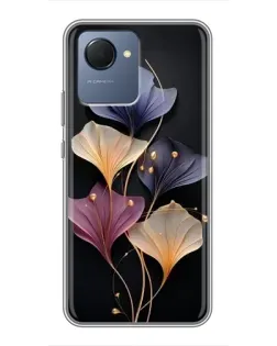 Чехол для Realme NARZO 50i Prime с картинкой «Лиловые цветы грации» Чехол для Realme NARZO 50i Prime с картинкой «Лиловые цветы грации»