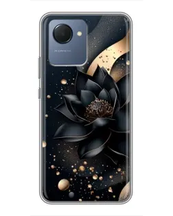 Чехол для Realme NARZO 50i Prime с картинкой «Черный лотос» Чехол для Realme NARZO 50i Prime с картинкой «Черный лотос»