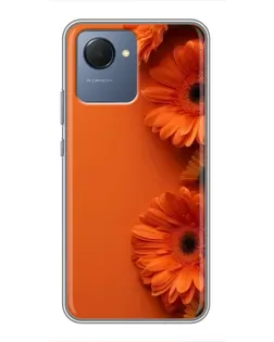 Чехол для Realme NARZO 50i Prime с картинкой «Оранжевые герберы» Чехол для Realme NARZO 50i Prime с картинкой «Оранжевые герберы»