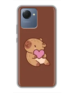 Чехол для Realme NARZO 50i Prime с картинкой «Капибара с сердцем» Чехол для Realme NARZO 50i Prime с картинкой «Капибара с сердцем»