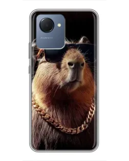 Чехол для Realme NARZO 50i Prime с картинкой «Капибара золотая цепь» Чехол для Realme NARZO 50i Prime с картинкой «Капибара золотая цепь»