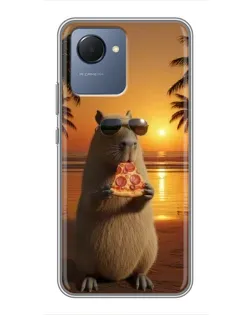Чехол для Realme NARZO 50i Prime с картинкой «Капибара с пиццей» Чехол для Realme NARZO 50i Prime с картинкой «Капибара с пиццей»